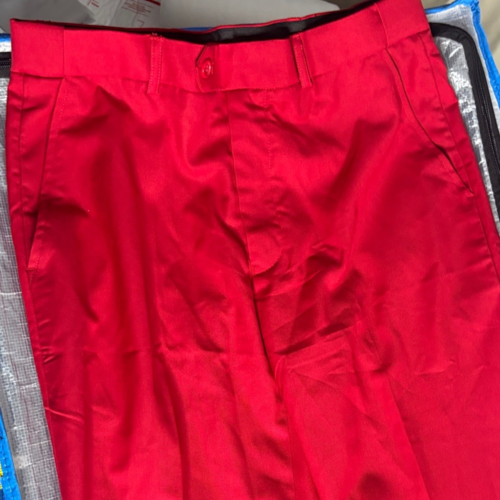 Vibrant Red dress pants